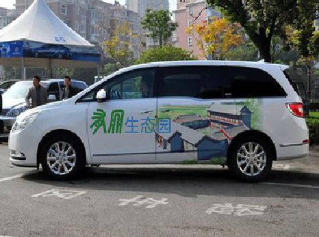 郎溪户外车贴喷绘如何保持效果?